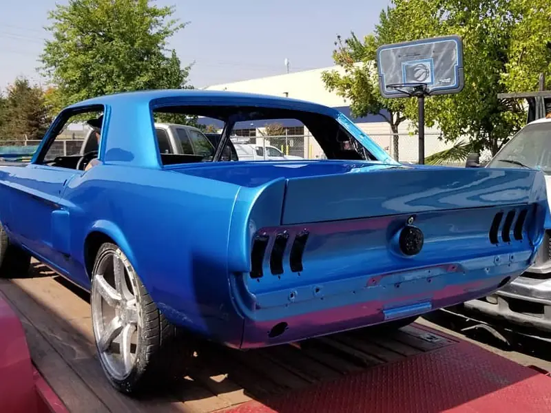 1967 Ford Mustang photographed by Alex on the job
